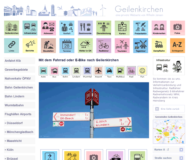 Screenshot Webseite Geilenkirchen