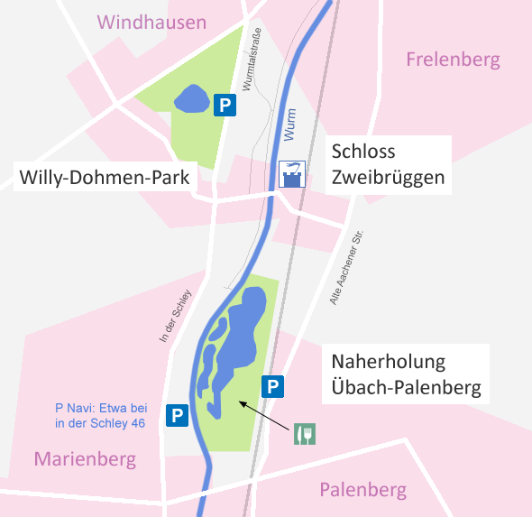 Karte Anfahrt Willy Dohmen Park