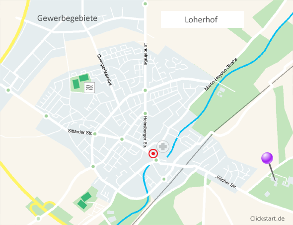 Karte Anfahrt Loherhof Geilenkirchen